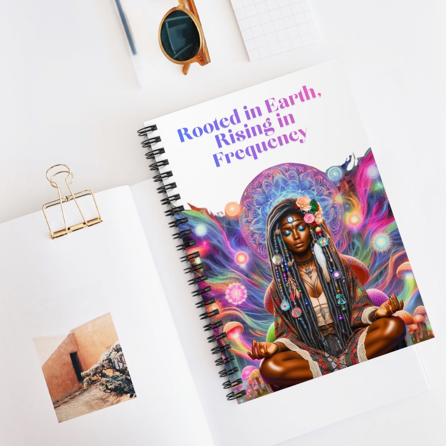 Mushroom Goddess Journal - White