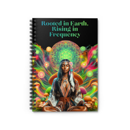 Mushroom Goddess Journal-Black