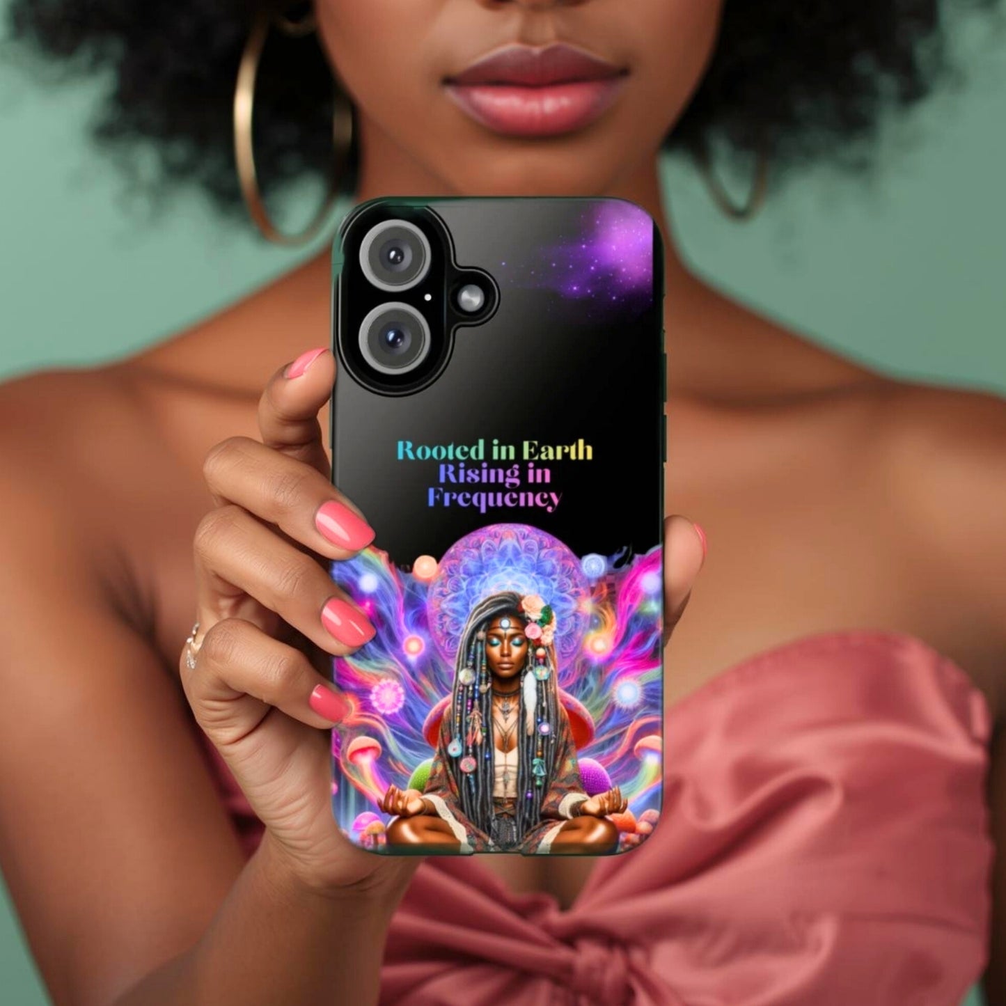 Mushroom Phone Case — Meditating Woman