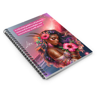 Libra Zodiac Journal | Cosmic Notebook | Libra Gift | Line Ruled